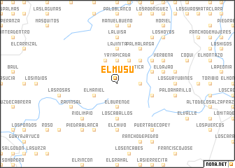 map of El Musú