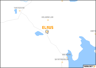 map of El\