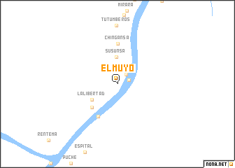 map of El Muyo