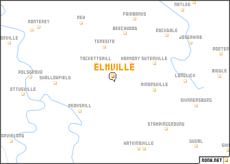 map of Elmville