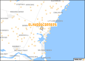 map of Elmwood Corners