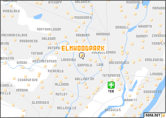 map of Elmwood Park