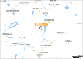 map of Elmwood