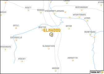 map of Elmwood