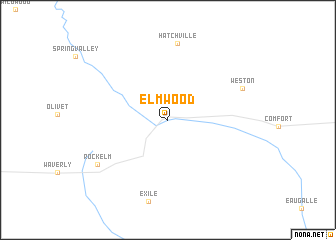 map of Elmwood