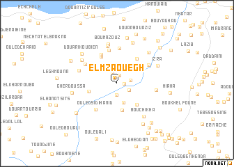 map of El Mzaouegh