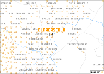 map of El Nacascolo