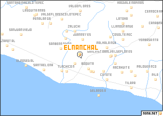 map of El Nanchal