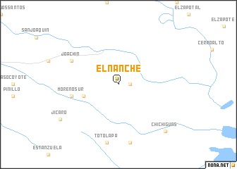 map of El Nanche