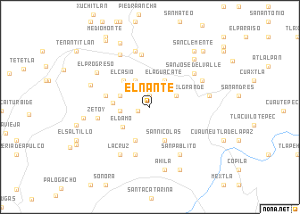 map of El Nante