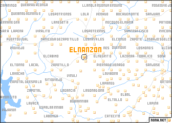 map of El Nanzón