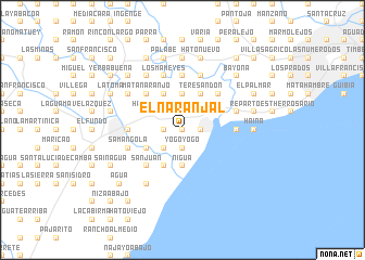 map of El Naranjal