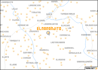 map of El Naranjito