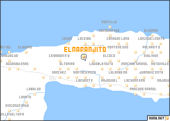 map of El Naranjito