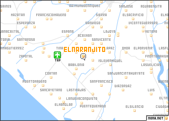 map of El Naranjito