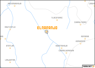 map of El Naranjo