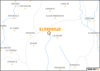 map of El Naranjo