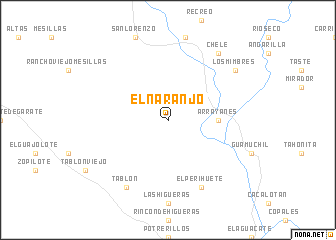 map of El Naranjo