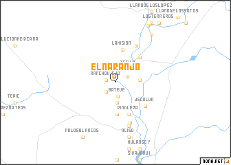 map of El Naranjo