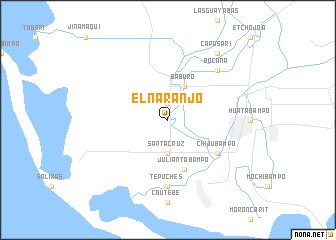 map of El Naranjo