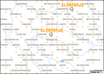 map of El Naranjo