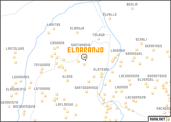 map of El Naranjo
