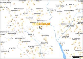 map of El Naranjo