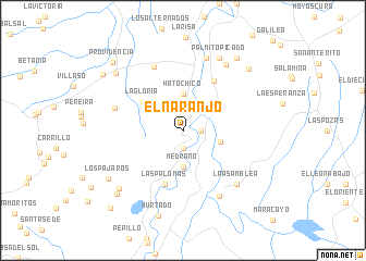 map of El Naranjo