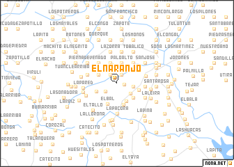 map of El Naranjo