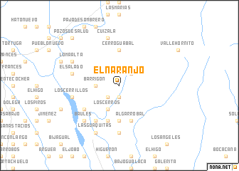 map of El Naranjo