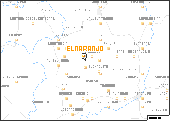 map of El Naranjo