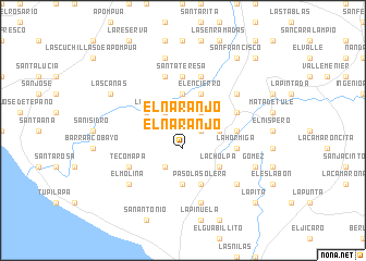 map of El Naranjo