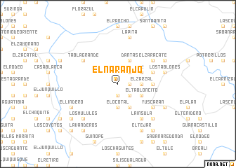 map of El Naranjo