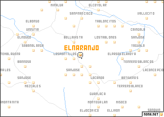 map of El Naranjo