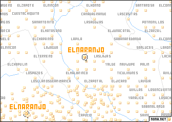 map of El Naranjo