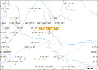 map of El Naranjo