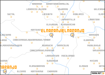 map of El Naranjo