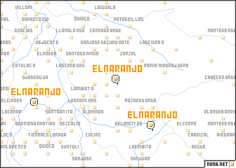 map of El Naranjo