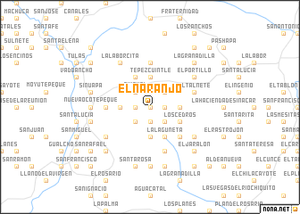 map of El Naranjo