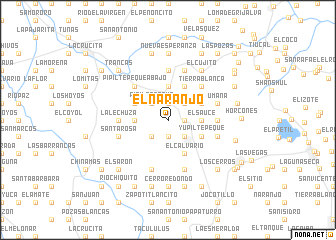 map of El Naranjo