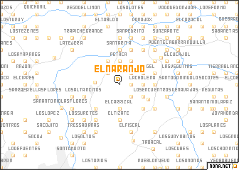 map of El Naranjo