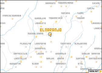 map of El Naranjo