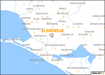 map of El Naranjo