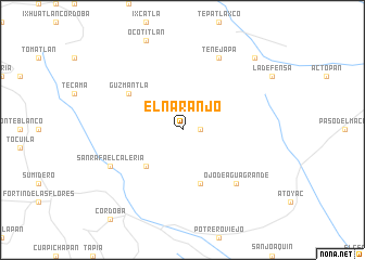 map of El Naranjo