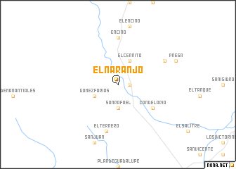 map of El Naranjo