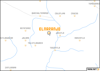 map of El Naranjo