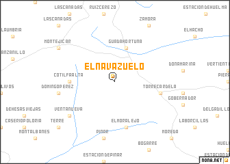 map of El Navazuelo