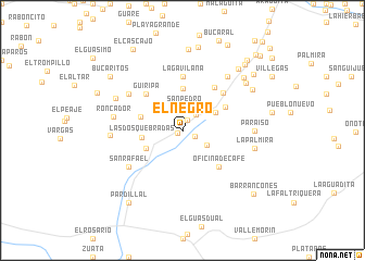 map of El Negro