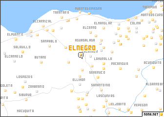 map of El Negro