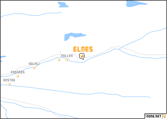 map of Elnes